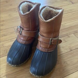 LL Bean lounger buckle boot